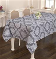 Скатерть DO&CO броде жаккард 160х220 NISA (серебро), ТУРЦИЯ, код 01209080062, штрихкод 868107249724, артикул 10865