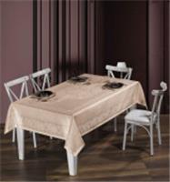Скатерть DO&CO броде жаккард 160х220 VIYANA (капучино), ТУРЦИЯ, код 01209080066, штрихкод 868166300711, артикул 12339