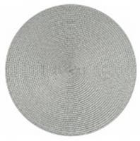 Салфетка индивидуальная D38см, cветло-серый, Китай, код 0120909143, штрихкод 464012123870, артикул F26-LIGHT GRAY