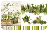 Сервировочная салфетка ПВХ 26х41см Травы C-1026, Китай, код 01209350175, штрихкод 466029170366, артикул 13650