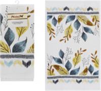 Полотенце кухонное 38х63см хлопок Коллекция: Россыпь листьев, КИТАЙ, код 01209100788, штрихкод 690739623020, артикул УТ-00553102