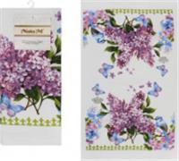 Полотенце кухонное 38х63см хлопок Коллекция: Цветущая сирень, КИТАЙ, код 01209100789, штрихкод 693399149337, артикул УТ-00553105