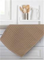 Полотенце кухонное вафельное 40х60 с петелькой (капучино), УЗБЕКИСТАН, код 01209100722, штрихкод 465031423686, артикул