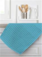 Полотенце кухонное вафельное 40х60 с петелькой (мятное), УЗБЕКИСТАН, код 01209100723, штрихкод 465031423688, артикул