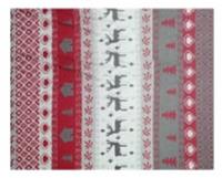 Покрывало декоративное, флисовое Скандинавия 130х150см пл.160г/м2 красный+серый, Китай, код 01210070088, штрихкод 695983181437, артикул GTPF09