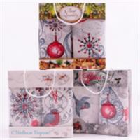 Набор полотенец рогожка Купон 50х63 (2 шт) в сумочке 12960-1, Россия, код 01210070032, артикул 19581