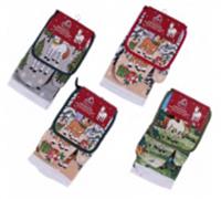 Набор полотенце/прихватка/варежка Лошадки НГ, Китай, код 01210070037, артикул 24972