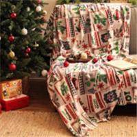 Плед флисовый новогодний «Экономь и Я. Рождество», 150×180 см, РОССИЯ, код 01210070134, штрихкод 690006881739, артикул 6881739