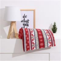 Плед флисовый новогодний «Экономь и Я. Скандинавия