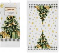 Полотенце кухонное 38х63см хлопок Коллекция: Новогодняя ель, КИТАЙ, код 01210070224, штрихкод 693064421227, артикул УТ-00553099