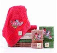 Полотенце махровое (лицевое) Новогодний щенок WR37, Китай, код 01210070060, артикул 23771