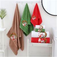 Полотенце махровое (лицевое) Снеговик WR21, Китай, код 01210070061, артикул 20361