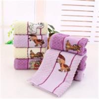 Полотенце махровое (мини-ручное) Лошадки 68070 МР, Китай, код 01210070063, артикул 25047