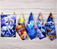 Полотенце микрофибра Яркие Лошадки-1 CJM-1 Р, Китай, код 01210070073, артикул 24854