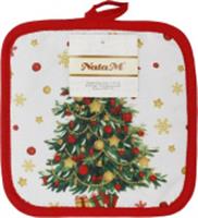 Прихватка кухонная 17х17см Коллекция: Новогодняя ёлочка, Китай, код 01210070011, штрихкод 691870689562, артикул PH001001