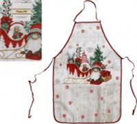 Фартук кухонный 51х76см Коллекция: Рождественские гномы, КИТАЙ, код 01210070227, штрихкод 694975523487, артикул УТ-00553126