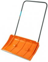 Движок для уборки снега пластиковый, 795х435х1280 мм, стальная рукоятка, усиленны 61669, РОССИЯ, код 01301230174, штрихкод 460680009359, артикул 61669