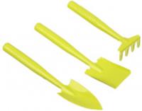 Набор садовых инструментов INBLOOM 3шт (грабельки-1шт, лопатка-2шт), металл 182-026, Китай, код 01301290063, штрихкод 464025071261