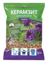 Керамзит средний, 2,5л, Россия, код 01304030007, штрихкод 466001977386, артикул