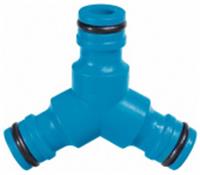 Тройник для разветвления или соединения штуцерный, LUXE// Palisad 65727, Китай, код 01305160074, штрихкод 404499610531, артикул 65727