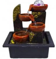 Фонтан декоративный 23.5х18.5х28см с шаром арт.2024-7020 Код 274420, Китай, код 0131300028, штрихкод 468046623097