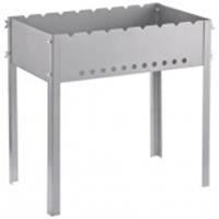 Мангал на барашках 500х305х500 мм, сталь 1,2 мм, Россия Camping Palisad 69574, Китай, код 01401020027, штрихкод 460680006177