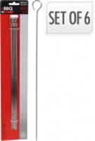 Шампур, длина 35,5 см, набор 6 шт. C83500950, Китай, код 01401230047, штрихкод 872057390356, артикул C83500950