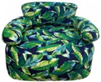 Кресло надувное с подлокотниками,со съемным чехлом Тропики Размер: 105х88х72см Макс.нагрузка 120кг, КИТАЙ, код 01403010004, штрихкод 693203792874, артикул