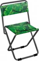 Стул складной походный ПС1/2 с тропическими листьями на темном, Россия, код 01405080149, штрихкод 462003274879