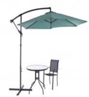 Зонт садовый на боковой опоре d=3м h=2.4м, сталь 48мм арт.10121-3160-1 Код 270514 (зеленый), Китай, код 0150400033, штрихкод 468046618217