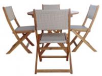 Набор мебели Бали обеденный из акации арт.ТР4093 (1уп стол+1 уп 2 стула+1 уп 2 стула), Китай, код 0151100073, штрихкод 466030174206, артикул ТР4093