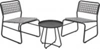 Набор садовой мебели - стол 45х45 см, кресло (2 шт) 55,5х64х74,5 см VN3000150, Вьетнам, код 0151100048, штрихкод 872057385507