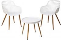 Набор садовой мебели - стол 49,5х47,5 см, кресло (2 шт) 56х55х84 см LF2000050, Китай, код 0151100046, штрихкод 872103731475