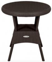 Стол круглый RATTAN Ola Dom (коричневый), Россия, код 0152500038, штрихкод 463116744237, артикул ЦБ-00001477