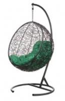 Подвесное кресло Kokos Black зеленая подушка ФР-00004004, Россия, код 01529000001