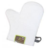 Рукавица банная белая Б43, Россия, код 01602220003, штрихкод 460714649609