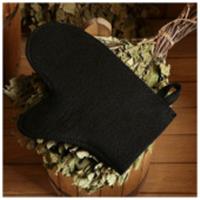 Рукавица банная с вышивкой 