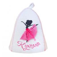 Шапка банная с принтом 