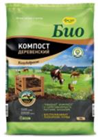 Удобрение органоминеральное сухое Фаско БИО Компост Деревенский 10л, Россия, код 01812060013, штрихкод 463003566652