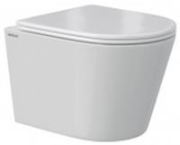 Унитаз подвесной BERGES VITA Rimless 49 см, сиденье дюропласт, микролифт, быстросьем, Китай, код 0210200245, штрихкод 461026151346, артикул 082255