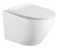 Унитаз Calypso подвесной 490х370х360мм, торнадо крышка Slim 2 кнопки CR230UQ-TK, Китай, код 0210200090, штрихкод 462014172332