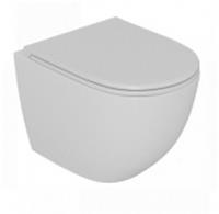 Унитаз D&K подвесной безободковый (торнадо) Matrix, 490х370х360мм, микролифт, Германия, код 0210200231, штрихкод 426064717887, артикул DT1396516