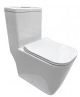 Унитаз напольный моноблок Triton-Pro MONO MO-8706, сиденье, фурнитура, Китай, код 0210200087, артикул Щ0000057977