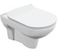 Унитаз подвесной CITY Clean On DPL EO slim Cersanit, РОССИЯ, код 0210900109, штрихкод 469031104971, артикул S-MZ-CITY-COn-S-DL-w