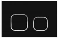 Кнопка Bau Strike для инсталляции IDEAL, черная матовая, Китай, код 02112010025, штрихкод 467375598370, артикул E00103