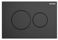 Кнопка BTPn01 CULTO пневмо, черный матовый, Китай, код 02112010049, штрихкод 464000871470, артикул УТ-99904170