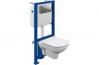 Инсталляция комплект Cersanit CITY CO DPL EO slim LINK PRO, кн ESTETICA хром глянцевый, Польша, код 02112010007, штрихкод 469031111680, артикул 64121