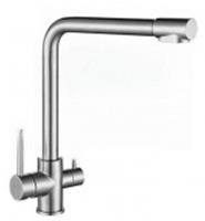 Смеситель для кухни GROSS AQUA, 3121609SS, Neosteel, c подкл к фильтру, Китай, код 0220100079, штрихкод 464013992144, артикул GA3121609SS