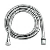 Шланг душевой двухзагибный 1,2 м, сталь хромированная, пакет с подвесом(0), РОССИЯ, код 0220700231, штрихкод 690574525694, артикул LE8028S