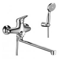 Смеситель универсальный с пл. изл. 350мм, кнопочный дивертор, Россия, код 0220700195, штрихкод 859567352975, артикул LM4157C